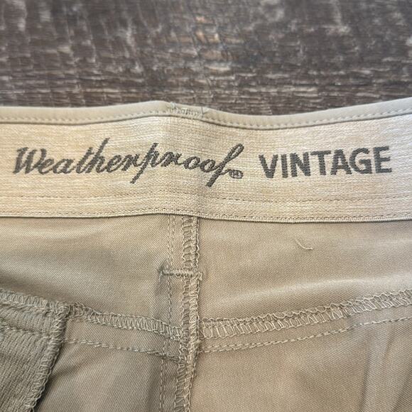 NWT Weatherproof Vintage Men's Tech Pant Tan Size 38x32 - Picture 7 of 9